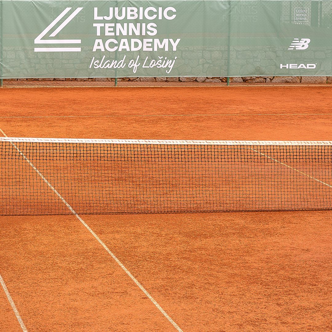 Empty tennis court at Ljubicic Tennis Academy